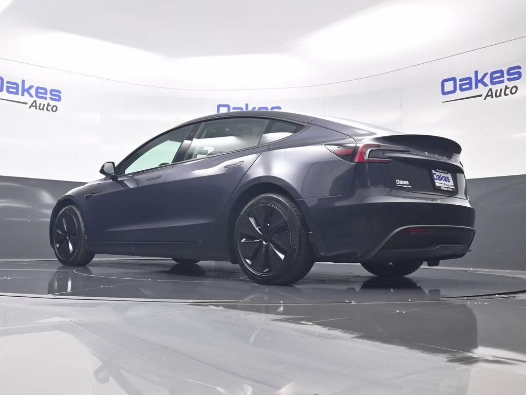 2025 Stealth Grey Tesla Model 3 Long Range RWD Sedan