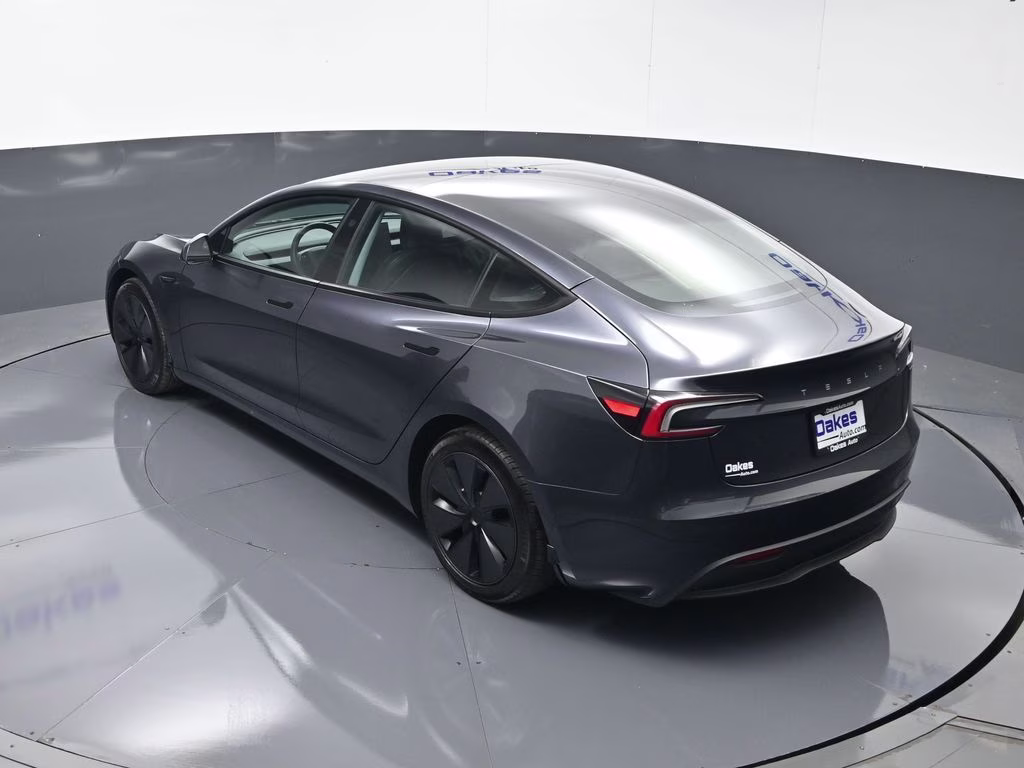 2025 Stealth Grey Tesla Model 3 Long Range RWD Sedan
