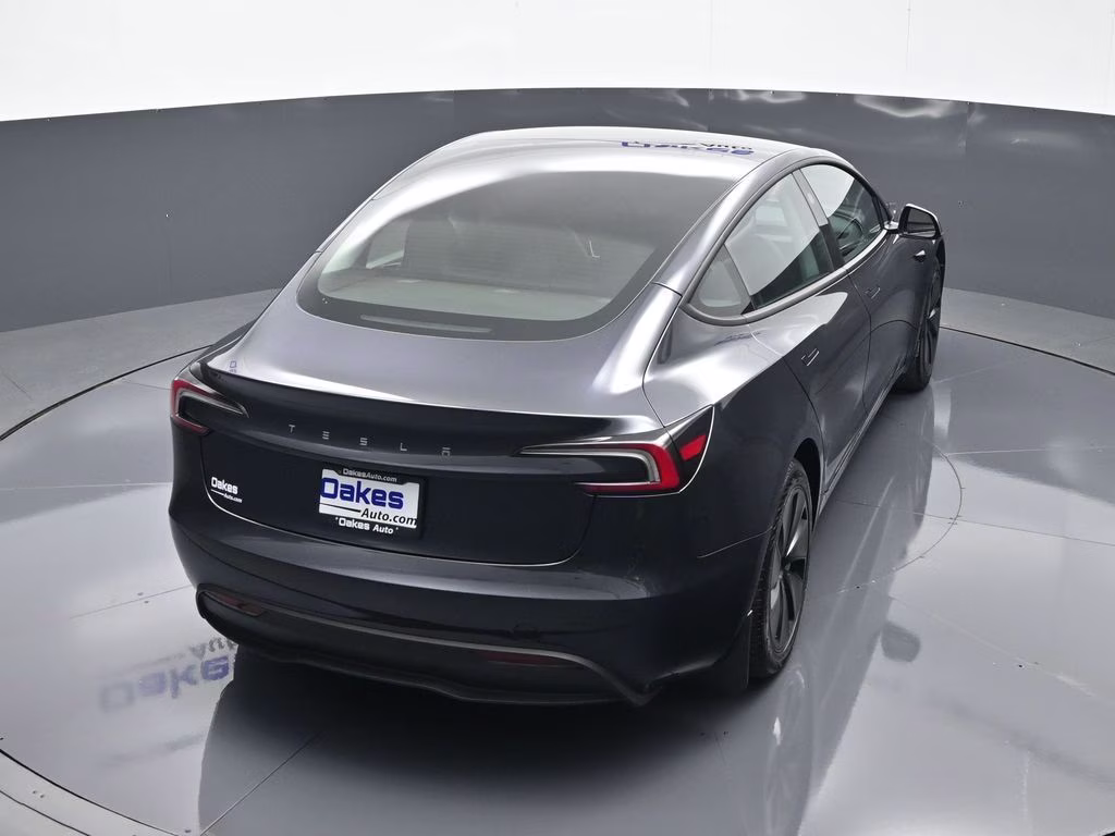 2025 Stealth Grey Tesla Model 3 Long Range RWD Sedan