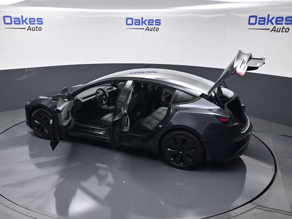 2025 Stealth Grey Tesla Model 3 Long Range RWD Sedan