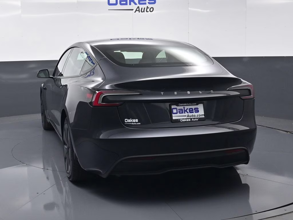 2025 Stealth Grey Tesla Model 3 Long Range RWD Sedan