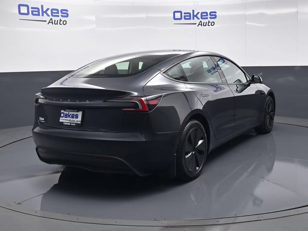 2025 Stealth Grey Tesla Model 3 Long Range RWD Sedan