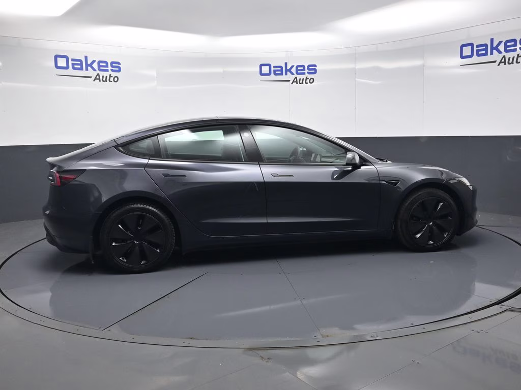 2025 Stealth Grey Tesla Model 3 Long Range RWD Sedan