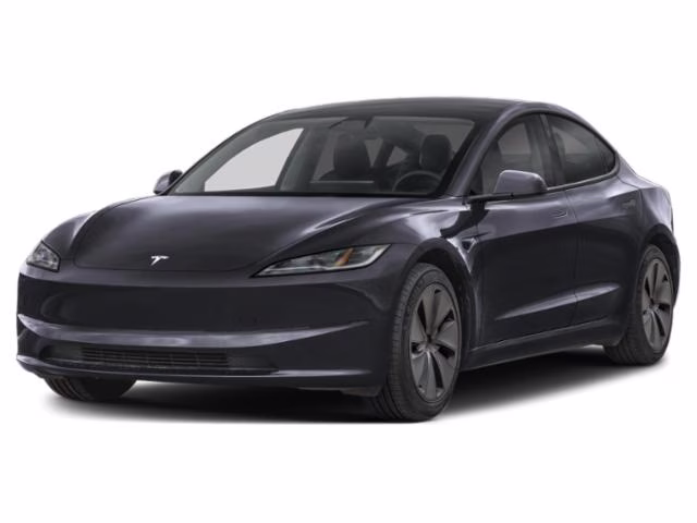 2025 Stealth Grey Tesla Model 3 Long Range RWD Sedan