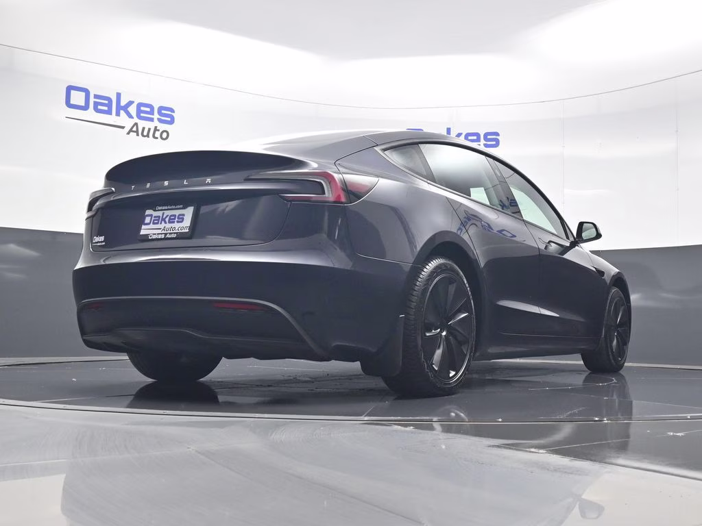 2025 Stealth Grey Tesla Model 3 Long Range RWD Sedan