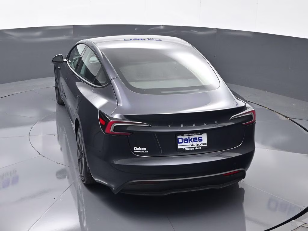 2025 Stealth Grey Tesla Model 3 Long Range RWD Sedan