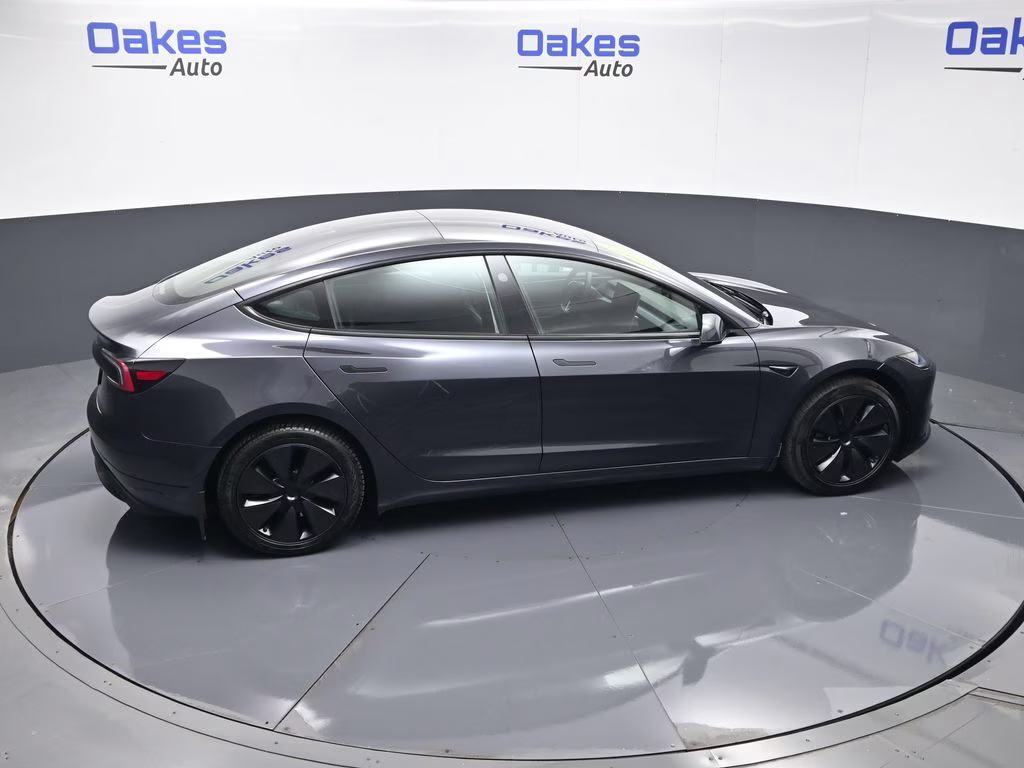 2025 Stealth Grey Tesla Model 3 Long Range RWD Sedan