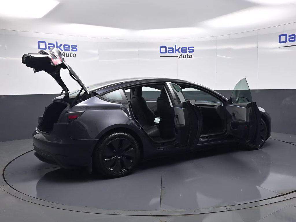2025 Stealth Grey Tesla Model 3 Long Range RWD Sedan