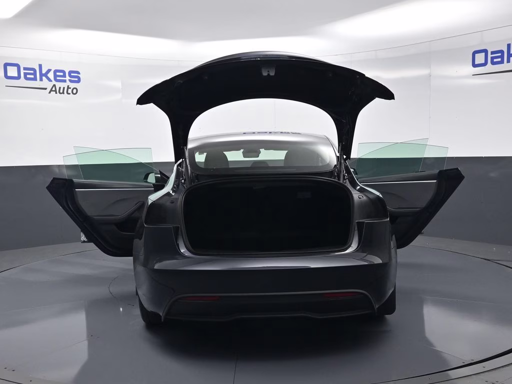 2025 Stealth Grey Tesla Model 3 Long Range RWD Sedan