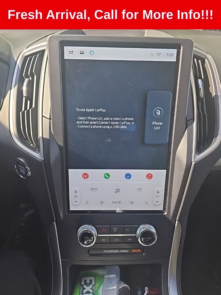 2022 Black Metallic Ford Edge SEL AWD SUV
