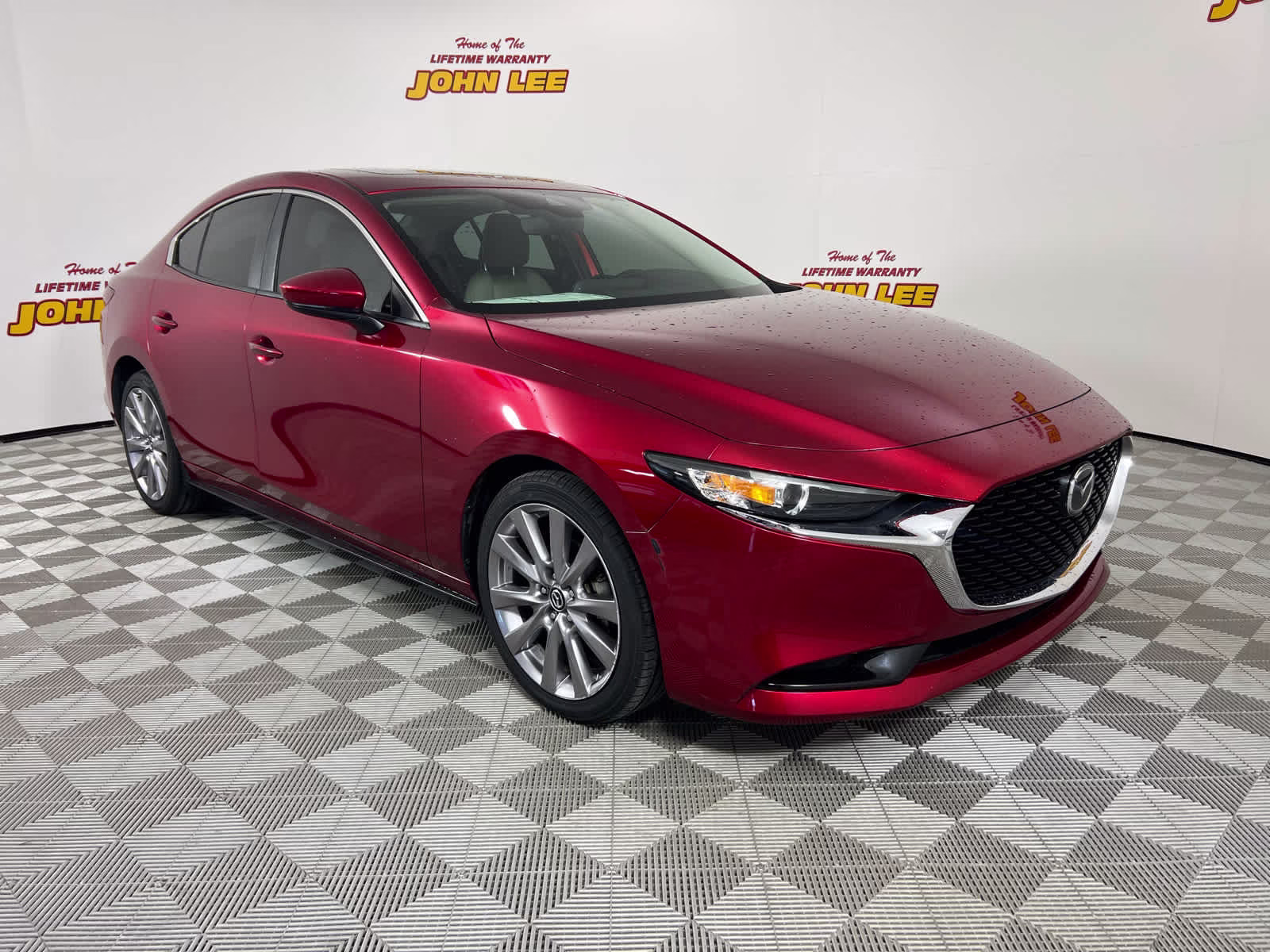 2021 Soul Red Crystal Metallic Mazda Mazda3 Sedan Preferred FWD Sedan
