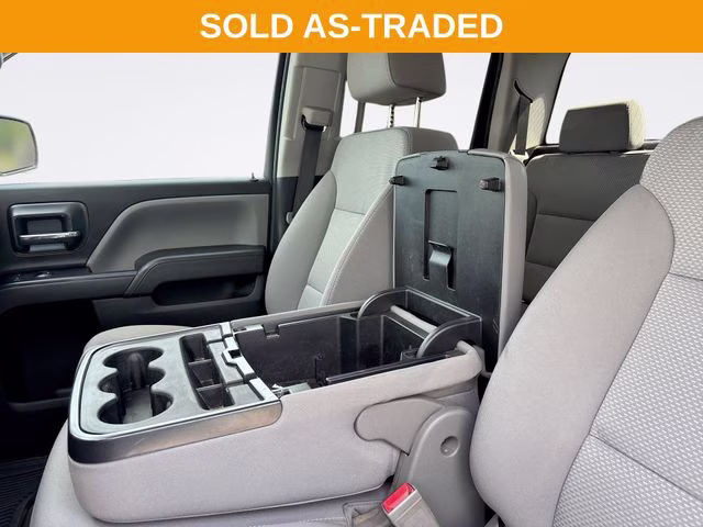 2018 Silver Ice Metallic Chevrolet Silverado 1500 Custom 4X4 Truck