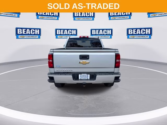 2018 Silver Ice Metallic Chevrolet Silverado 1500 Custom 4X4 Truck