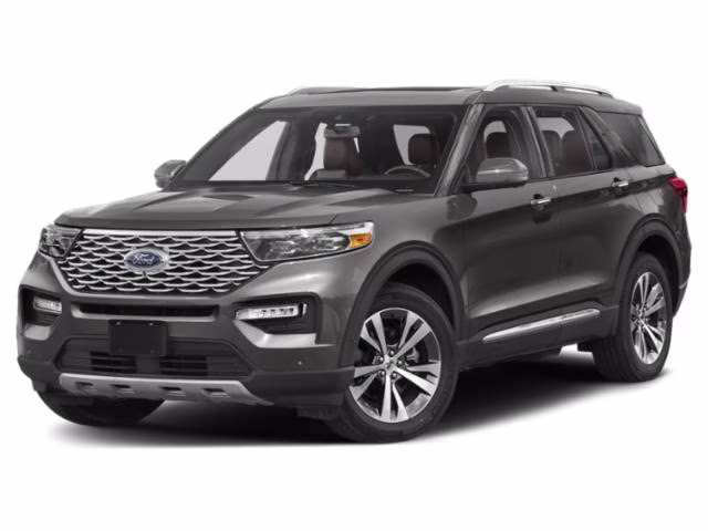2022 Carbonized Gray Metallic Ford Explorer Platinum RWD SUV