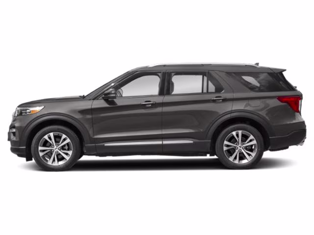 2022 Carbonized Gray Metallic Ford Explorer Platinum RWD SUV