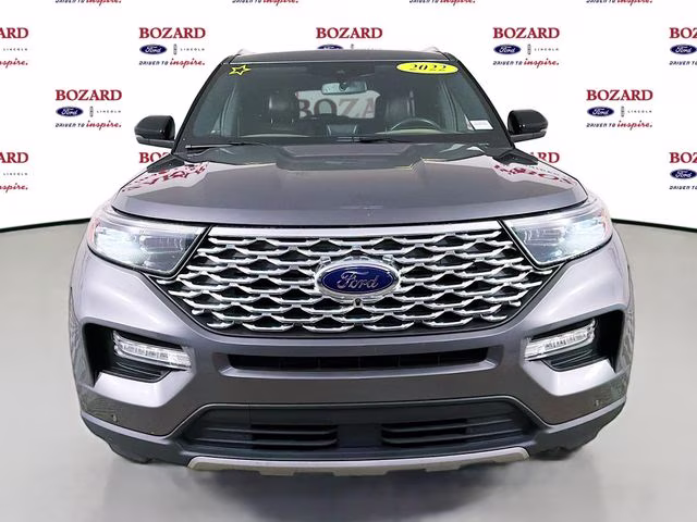 2022 Gray Metallic Ford Explorer Platinum RWD SUV