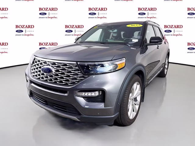 2022 Gray Metallic Ford Explorer Platinum RWD SUV