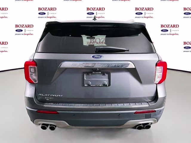 2022 Gray Metallic Ford Explorer Platinum RWD SUV