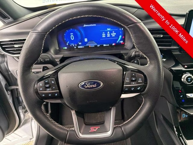 2023 Silver Metallic Ford Explorer ST 4X4 SUV