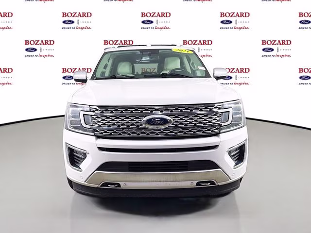 2021 White Metallic Ford Expedition Max Platinum 4X4 SUV