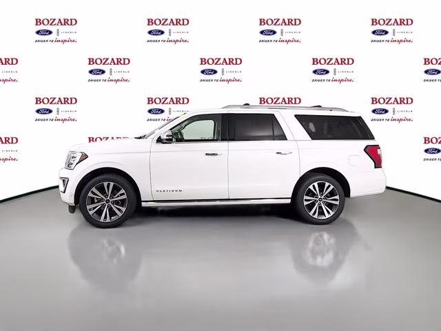 2021 White Metallic Ford Expedition Max Platinum 4X4 SUV
