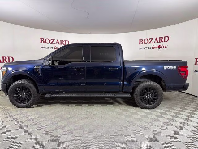 2024 Antimatter Blue Metallic Ford F-150 Lariat 4X4 Truck