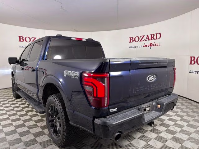 2024 Antimatter Blue Metallic Ford F-150 Lariat 4X4 Truck
