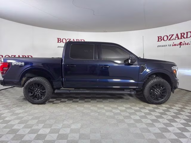 2024 Antimatter Blue Metallic Ford F-150 Lariat 4X4 Truck