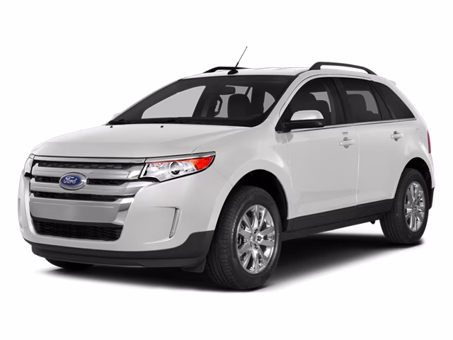 2014 White Ford Edge Limited AWD SUV