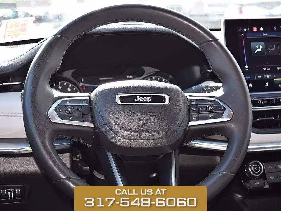 2023 Crystal Metallic Jeep Compass Limited 4X4 SUV