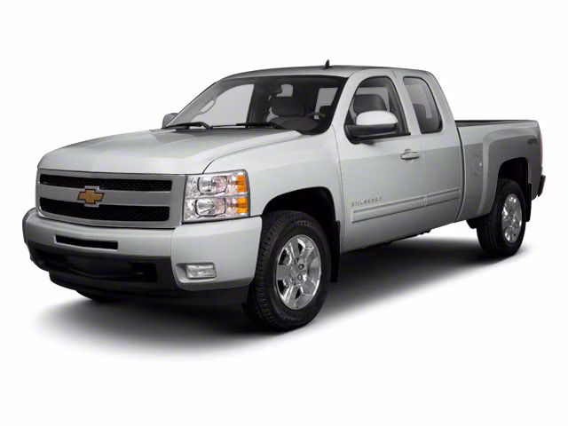 2013 Silver Chevrolet Silverado 1500 Work Truck RWD Truck