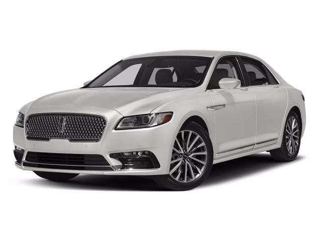 2017 White Platinum Clearcoat Lincoln Continental Reserve FWD Sedan