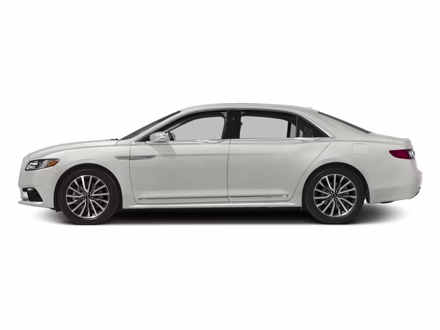 2017 White Platinum Clearcoat Lincoln Continental Reserve FWD Sedan