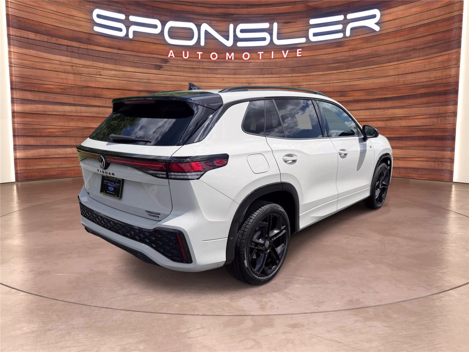 2026 White Volkswagen Tiguan SE R-Line Black AWD Crossover