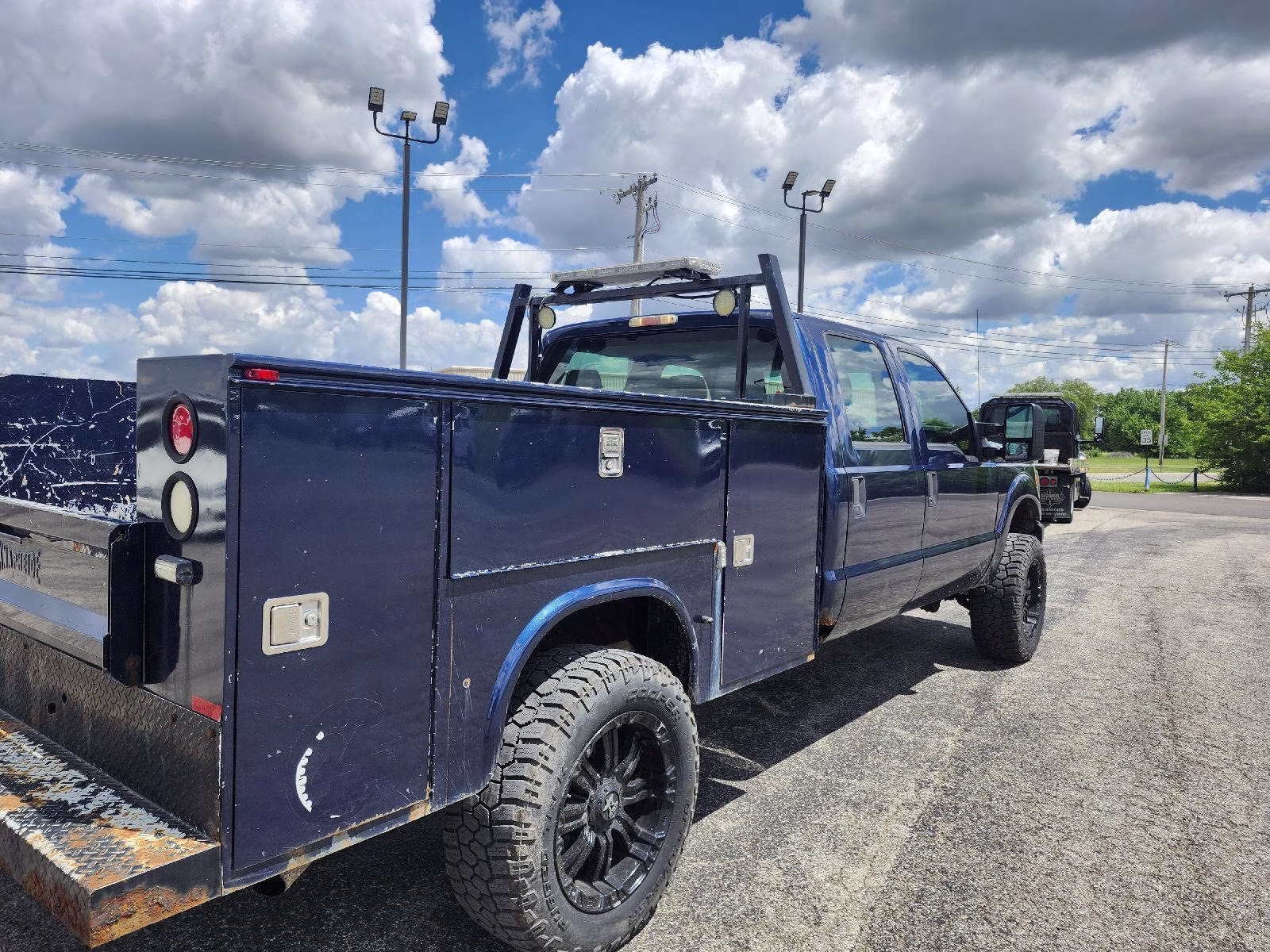 2013 Blue Jeans Metallic Ford Super Duty F-250 SRW XL 4X4 Truck