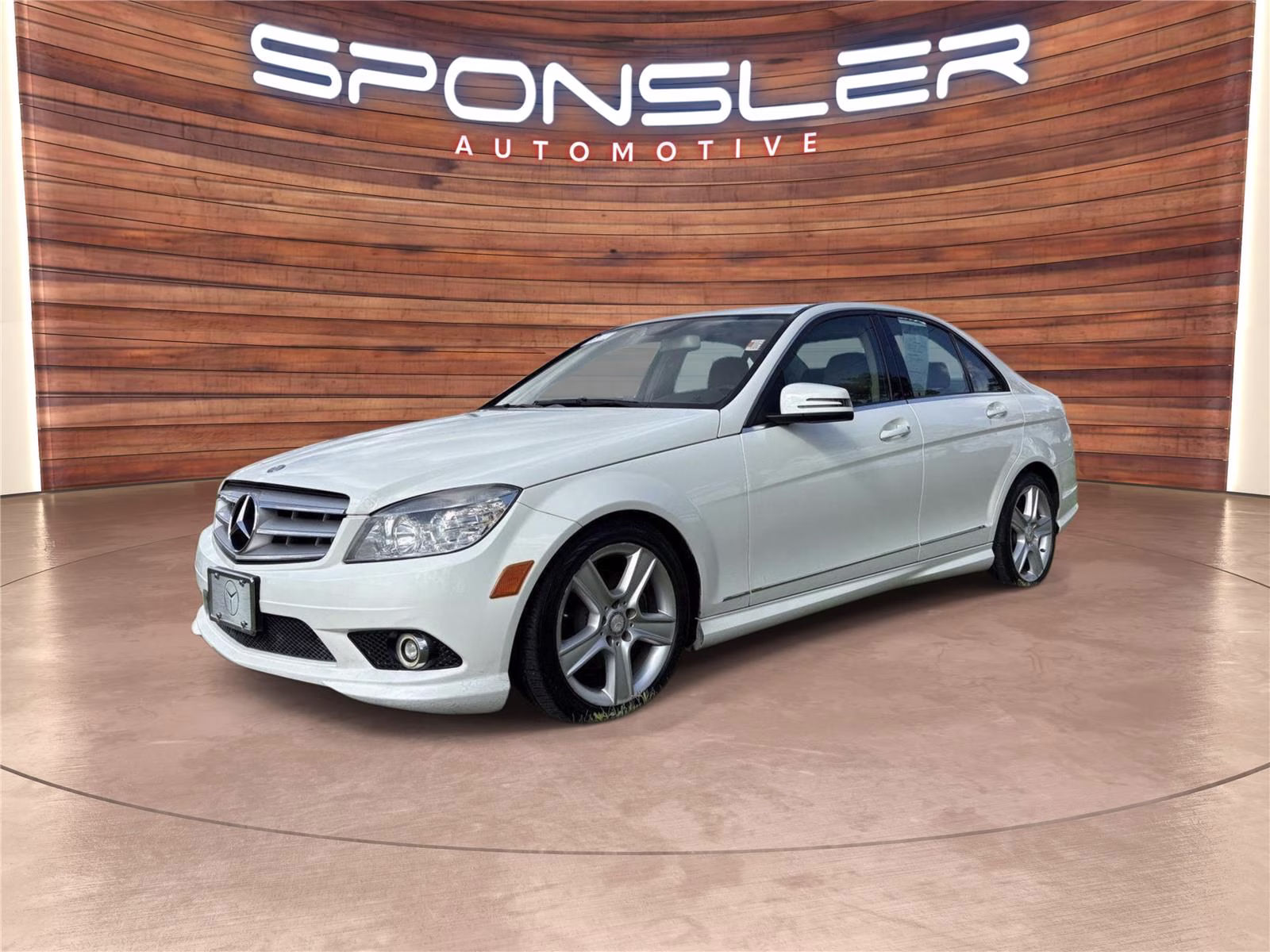 2010 White Mercedes-Benz C300 4 MATIC C300 AWD Sedan