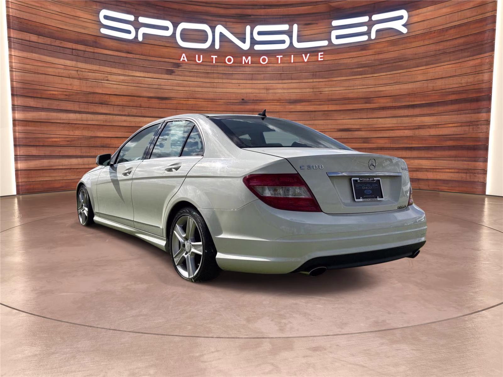 2010 White Mercedes-Benz C300 4 MATIC C300 AWD Sedan