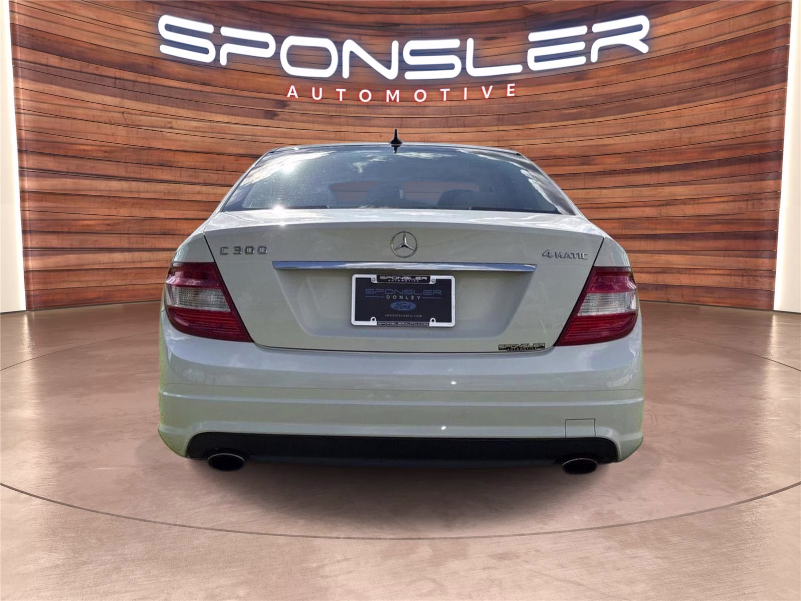 2010 White Mercedes-Benz C300 4 MATIC C300 AWD Sedan
