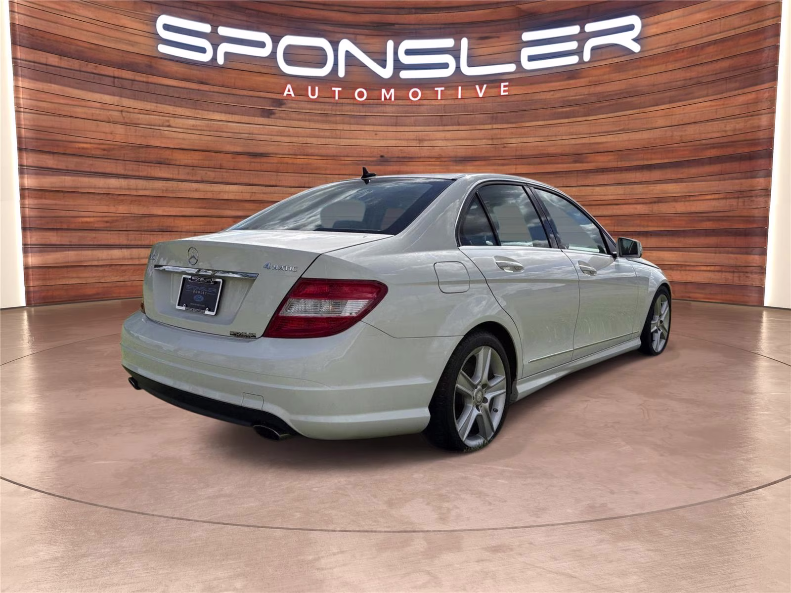 2010 White Mercedes-Benz C300 4 MATIC C300 AWD Sedan