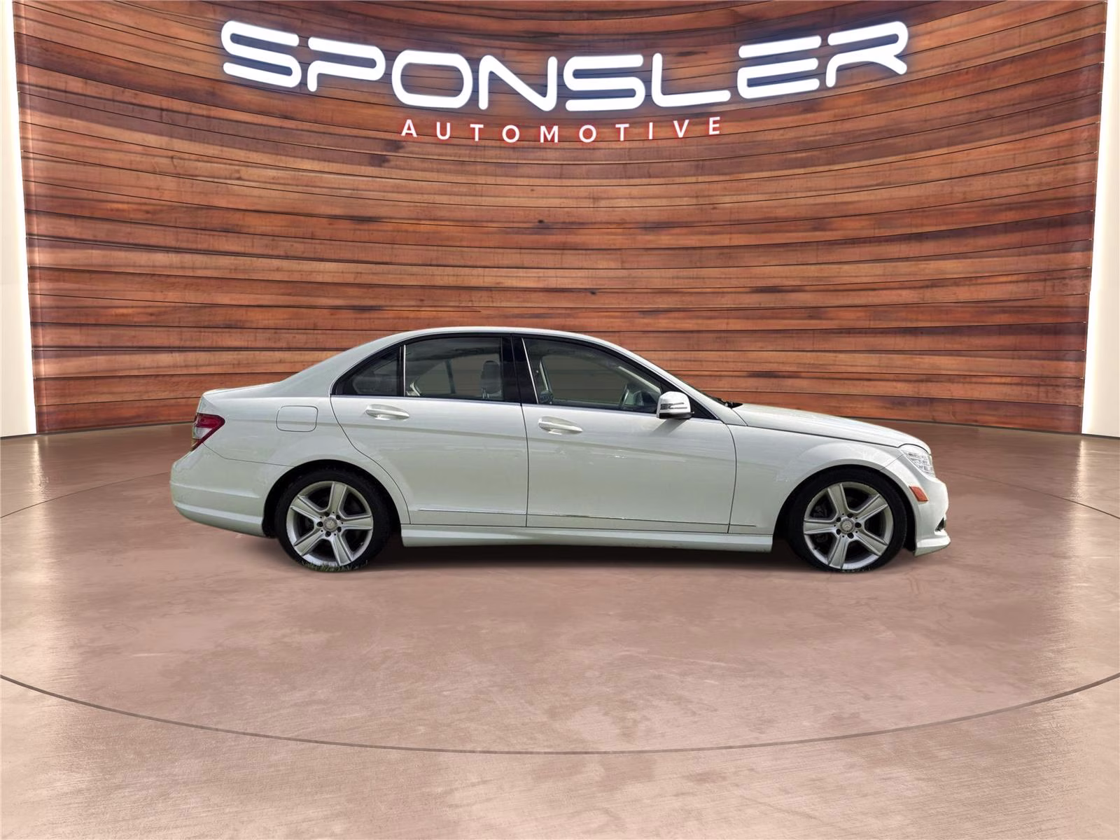 2010 White Mercedes-Benz C300 4 MATIC C300 AWD Sedan