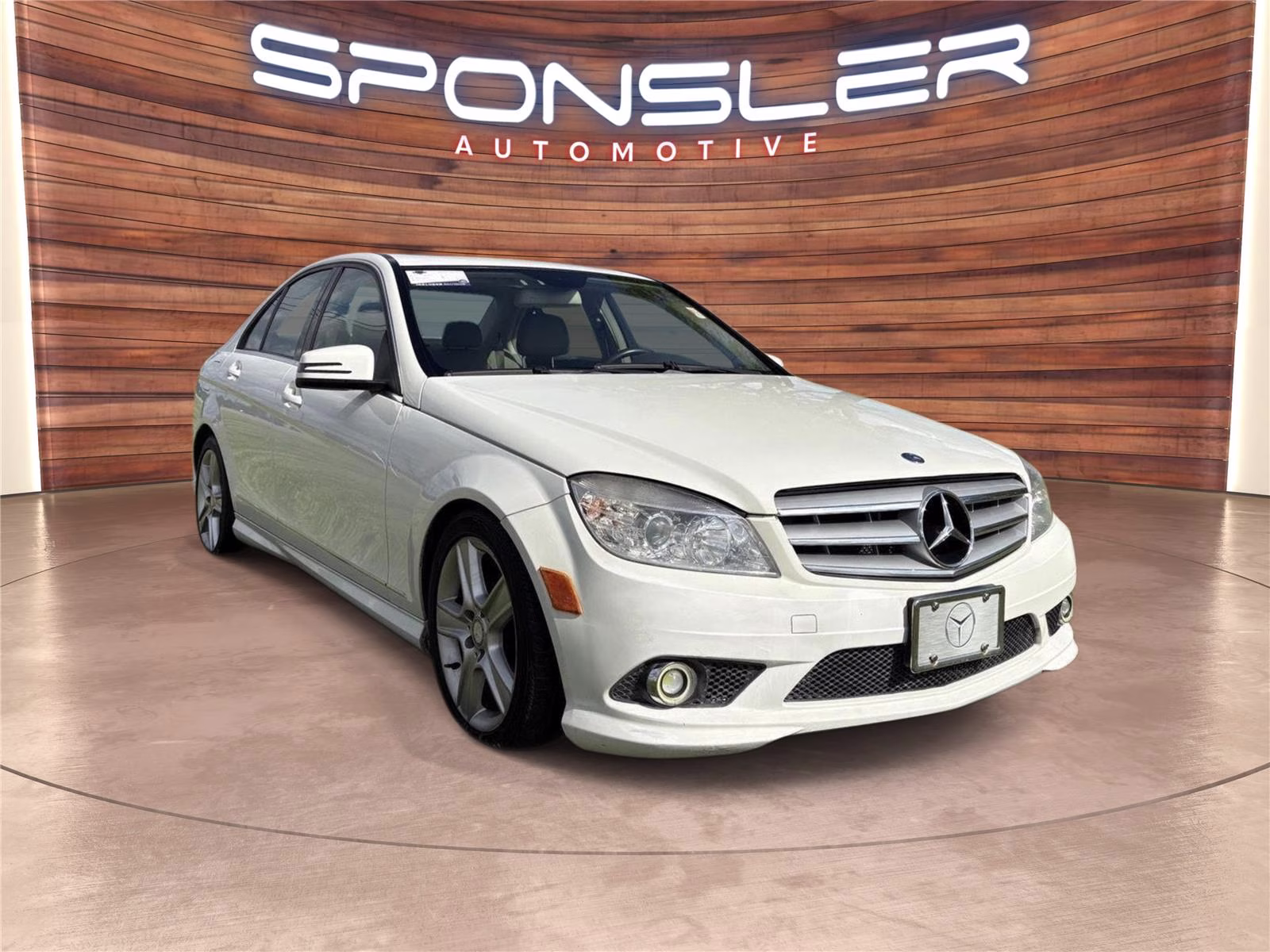 2010 White Mercedes-Benz C300 4 MATIC C300 AWD Sedan