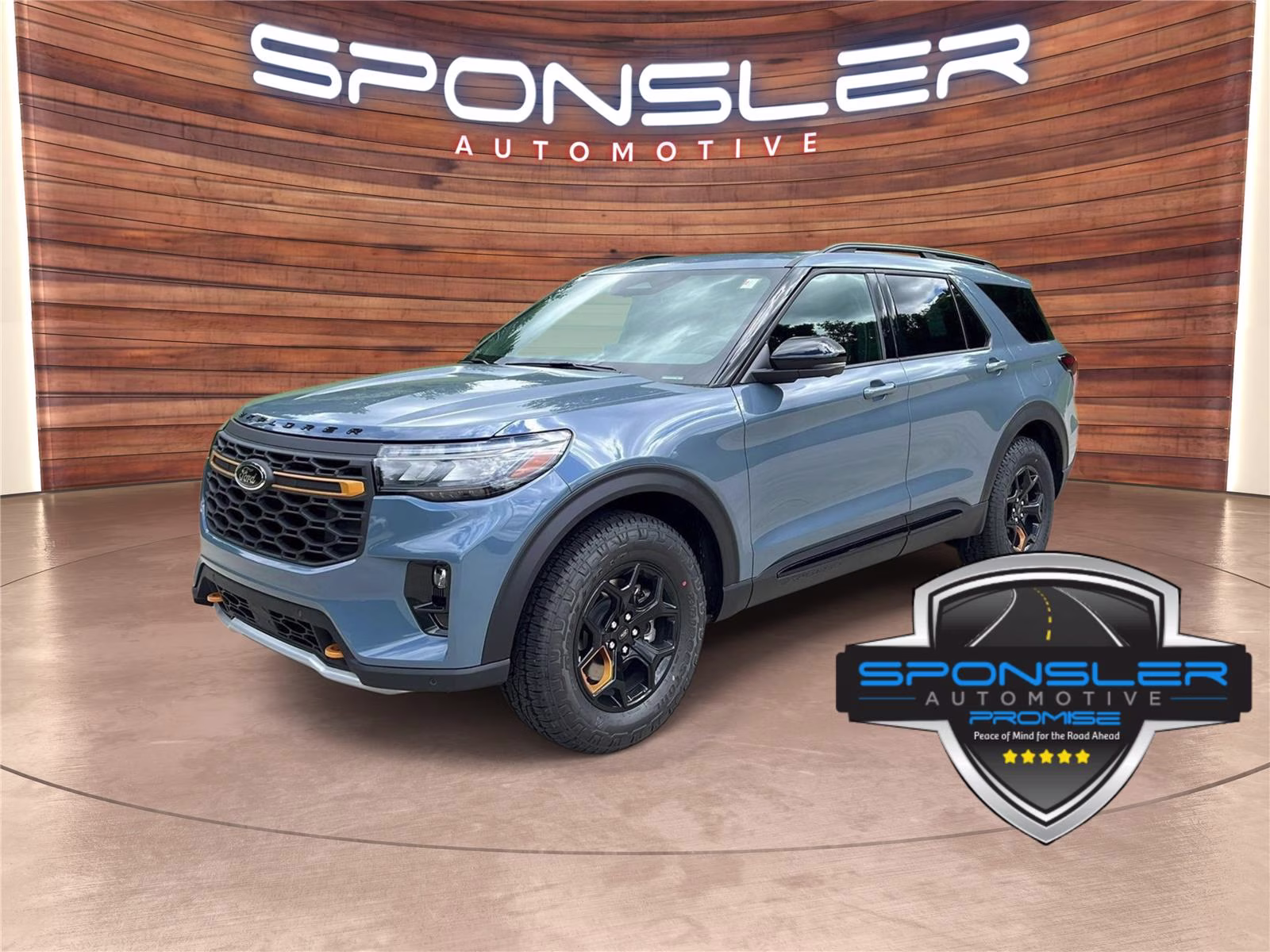 2026 Vapor Blue Ford Explorer Tremor 4X4 SUV