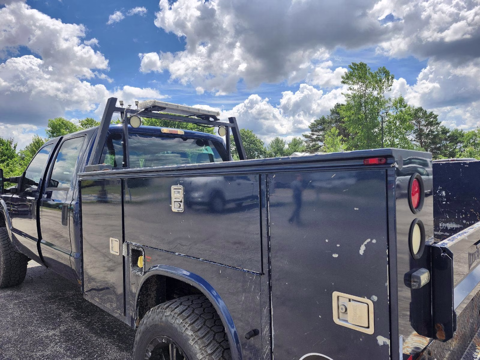 2013 Blue Jeans Metallic Ford Super Duty F-250 SRW XL 4X4 Truck