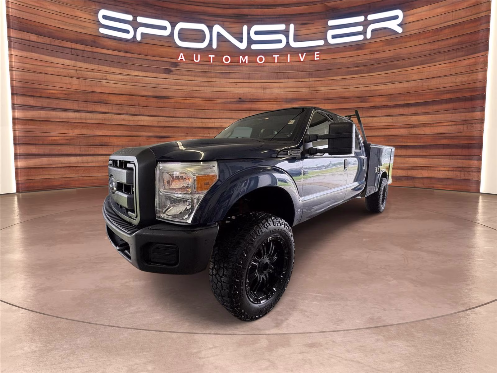 2013 Blue Jeans Metallic Ford Super Duty F-250 SRW XL 4X4 Truck