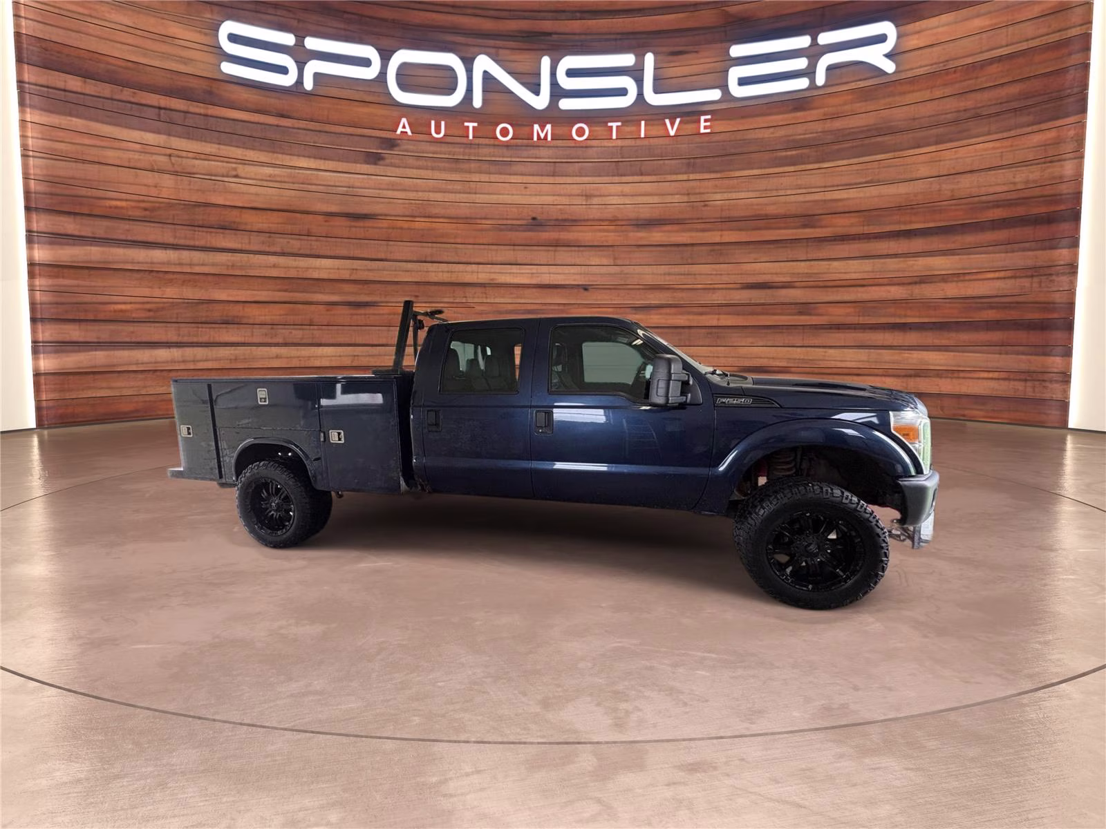 2013 Blue Jeans Metallic Ford Super Duty F-250 SRW XL 4X4 Truck