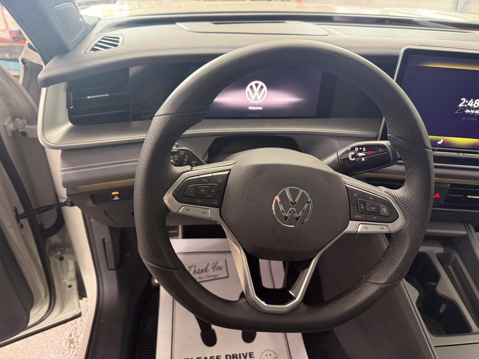 2026 White Volkswagen Tiguan SE R-Line Black AWD Crossover