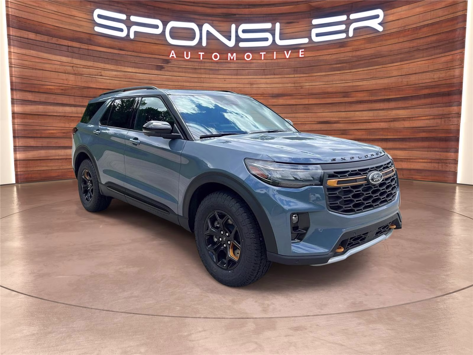 2026 Vapor Blue Ford Explorer Tremor 4X4 SUV