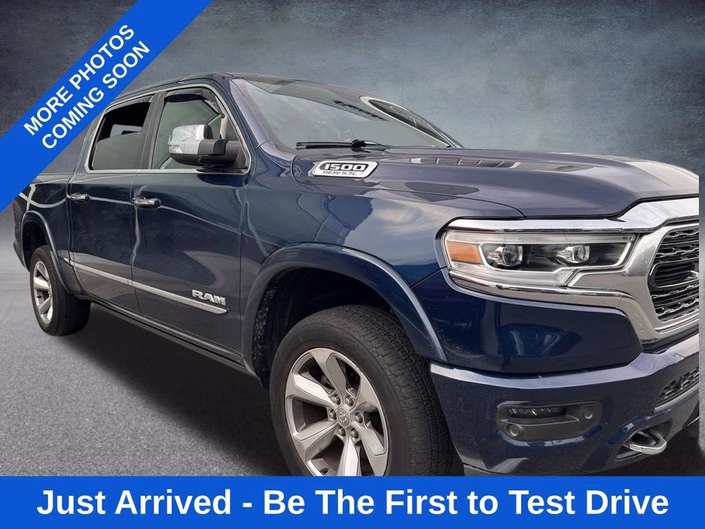 2020 Patriot Blue Pearlcoat Ram 1500 Limited 4X4 Truck