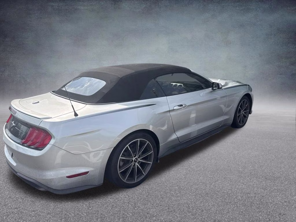 2019 Ingot Silver Ford Mustang EcoBoost Premium RWD Convertible