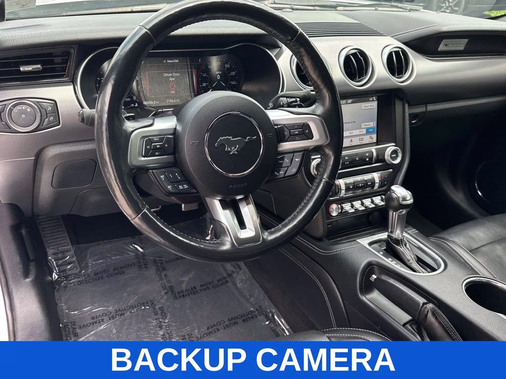 2019 Ingot Silver Ford Mustang EcoBoost Premium RWD Convertible